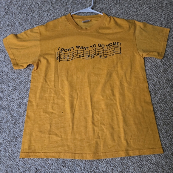 Musical Novelty Shirt I DON'T WANT TO GO HOME ADAM BARTHALT POLKAFAN Sze Medium. - Picture 1 of 15